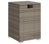 vidaXL Table de couverture pour bouteille de propane – Boîte de rangement jardin Gris 366296