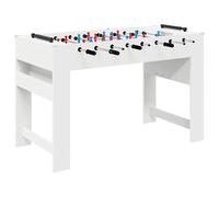 vidaXL Table de Foosball Blanc 125 x 60,5 x 80 cm Bois d'ingénierie