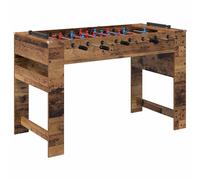 vidaXL Table de Foosball Bois ancien 125 x 60,5 x 80 cm