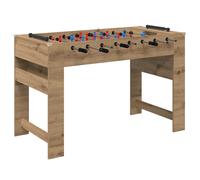 vidaXL Table de Foosball Chêne artisanal 125 x 60,5 x 80 cm