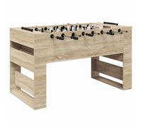 vidaXL Table de Foosball Chêne Sonoma 146,5 x 74 x 85 cm