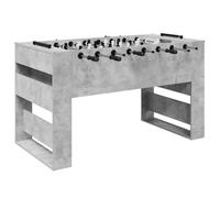 vidaXL Table de baby-foot moderne Gris béton 146,5×74×85 cm Bois d'ingénierie Poignées ergonomiques
