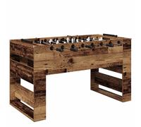 vidaXL Table de Football 2 pcs Bois ancien 146,5 x 74 x 85 cm