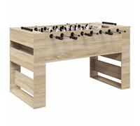vidaXL Table de Football 2 pcs Chêne Sonoma 146,5 x 74 x 85 cm