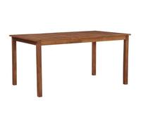 vidaXL Table de jardin 150x90x74 cm Bois d'acacia massif Finition huilée