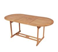 vidaXL Table de jardin 180x90x75 cm Bois de teck solide