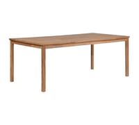 vidaXL Table à dîner extérieure Bois de teck massif 200x100x77 cm