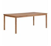 vidaXL Table à dîner extérieure Bois de teck massif 200x100x77 cm