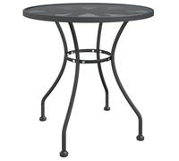 Vidaxl Table De Jardin Ø80x72 Cm Maille Métallique Anthracite