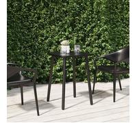 vidaXL Table de jardin anthracite 50x50x71 cm acier 362736