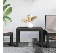 vidaXL Table de jardin en PP Anthracite 59×47×40 cm