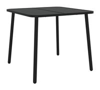 vidaXL Table de Jardin Anthracite 80x80x71 cm Acier, Table d'extérieur, mobilier de Jardin, mobilier de Patio, Table de Patio, mobilier d'extérieur