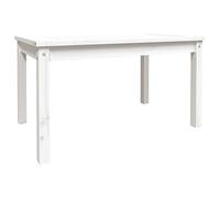vidaXL Table de jardin blanc 82,5x50,5x45 cm bois massif de pin 824114