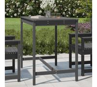 Vidaxl Table De Jardin Gris 121x82,5x110 Cm Bois Massif De Pin