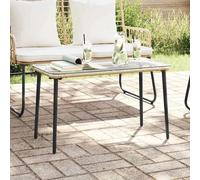 vidaXL Table Basse de Jardin Moderne - Idéale pour Votre Patio ou terrasse, Parfaite pour se détendre et Profiter de Vos Boissons.