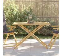 Vidaxl Table De Jardin Pliable 110x55x75 Cm Bambou