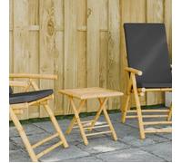 vidaXL Table de jardin pliable 45x45x45 cm bambou – modèle 365877