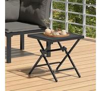 Table De Jardin Pliable Anthracite 38x38x38 Cm Treillis D'acier Vidaxl Vidaxl