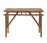 vidaXL Table de jardin pliante 115x50x75 cm bambou