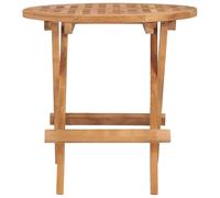 vidaXL Table de jardin pliante 50x50x50 cm teck massif