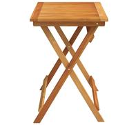 Vidaxl Table De Jardin Pliante Rectangulaire 100x55x75 Cm Bois Massif Acacia