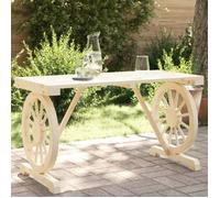 vidaXL Table de Jardin, Table à Manger Rectangulaire, Meuble de Pique-nique Patio Balcon Arrière-cour Terrasse Extérieur, 365113