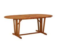 vidaXL Table de Jardin Table avec Trou de Parasol Terrasse Table de Salle à Manger Meuble de Patio Extérieur 200x100x75 cm 316072