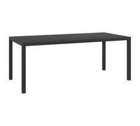 Table de jardin - vidaXL - 185 x 90 x 74 cm - Aluminium - WPC - Résistant aux intempéries