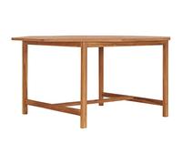 vidaXL Table de Jardin Table de Salle à Manger Dîner Repas Terrasse Extérieur Cuisine Arrière-Cour Patio 150x150x75 cm Bois de Teck Solide