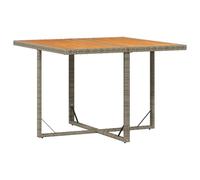 vidaXL Table de Jardin, Une Table de Jardin stylée pour dîner Dehors, en Bois résistant aux intempéries, Parfaite pour recevoir sur Votre Patio ou Votre terrasse.