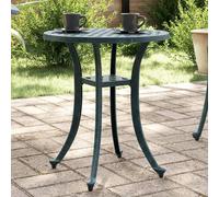 Vidaxl Table De Jardin Vert Ø48x53 Cm Aluminium Coulé