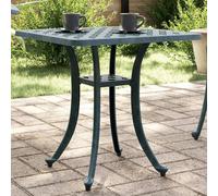 vidaXL Table de jardin 53x53x53 cm aluminium coulé vert