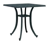 vidaXL Table de jardin 53x53x53 cm aluminium coulé vert