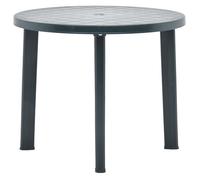 vidaXL Table de jardin Vert 89 cm Plastique