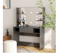 vidaXL Table de maquillage 331543 avec éclairage LED 100x40x135 cm