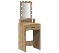 vidaXL Coiffeuse avec rangement Marron 50 x 41 x 140 cm Bois composite