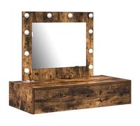 Table de Toilette avec tiroir avec stockage Bois d'ingénierie Coiffeuse vidaXL v