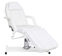 Table de Massage Blanc 180x62x(87-112) cm Banc Lit Canapé Cosmetique vidaXL