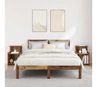 vidaXL Table de nuit 2 pcs Vieux bois 40 x 35 x 60 cm Bois composite