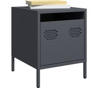 vidaXL Table de nuit anthracite 35x39x43,5 cm Acier