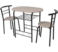 vidaXL Table de petit déjeuner Bar Set MDF