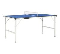 vidaXL Table de ping-pong avec filet 152x76x66 cm Bleu Bleu G