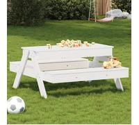 vidaXL Table de pique-nique 832593 avec bac à sable et sièges pour enfants