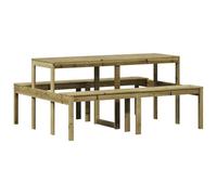 Vidaxl Table De Pique-Nique 160x134x75 Cm Bois De Pin Imprégné