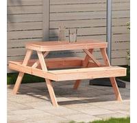 Vidaxl Table De Pique-Nique 105x134x75 Cm Bois Massif De Douglas