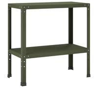 vidaXL Table de rempotage 80 x 40 x 80 cm Acier Enduit de Poudre