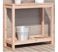 vidaXL Table de rempotage et étagère 82,5x35x75cm bois massif douglas