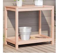 vidaXL Table de rempotage et étagère 82,5x50x75 cm bois massif douglas