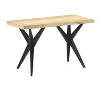 Vidaxl Table De Salle À Manger 120x60x76 Cm Bois Solide De Manguier
