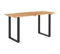 vidaXL Table de salle à manger 140x70x76 cm Bois d'acacia solide